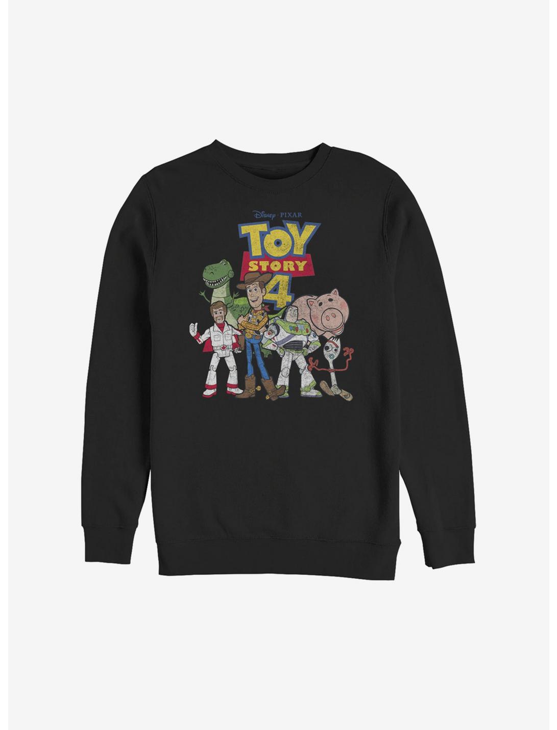 Disney Pixar Toy Story 4 Toy Crew Sweatshirt, BLACK, hi-res