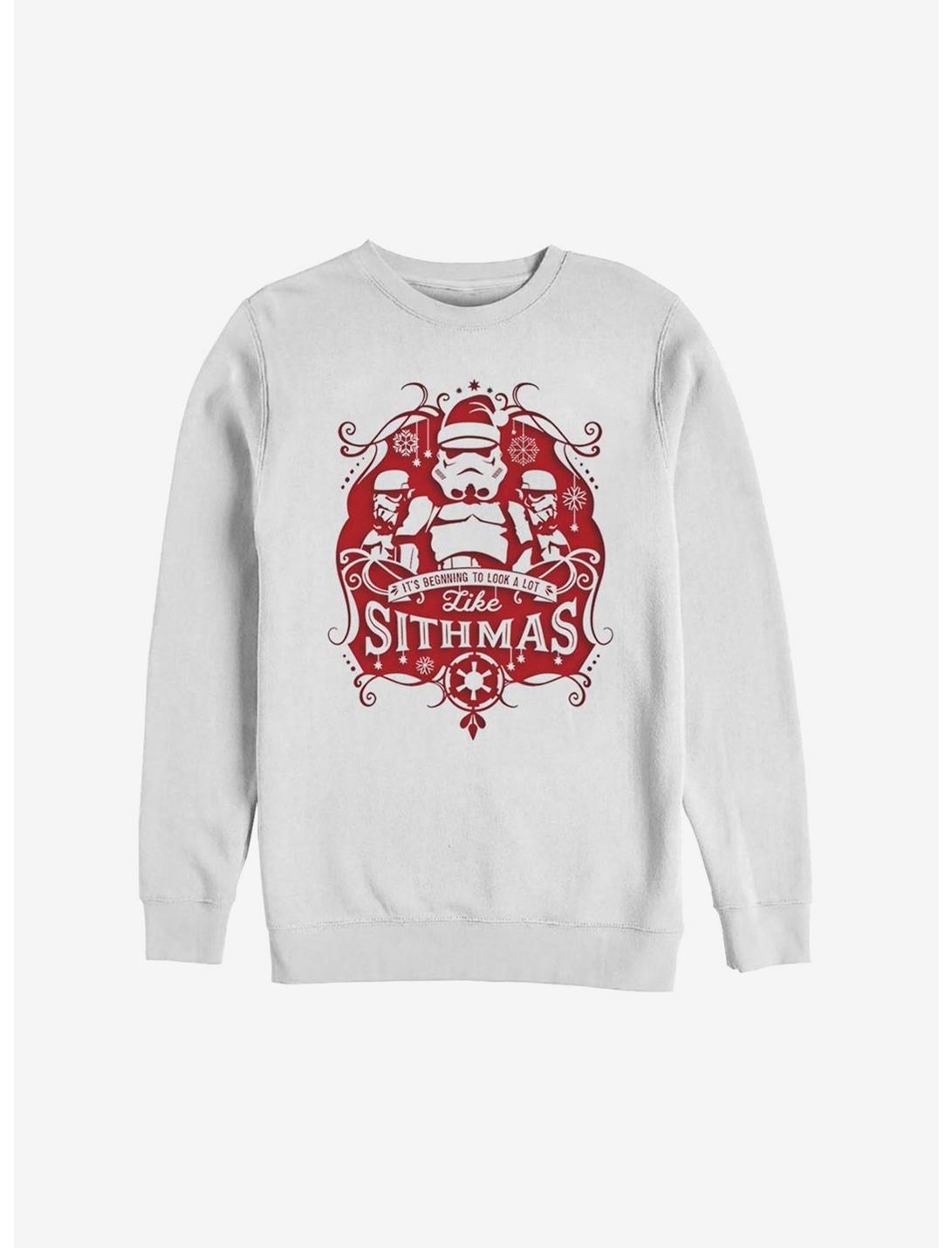 Star Wars Like Sithmas Christmas Sweatshirt, WHITE, hi-res