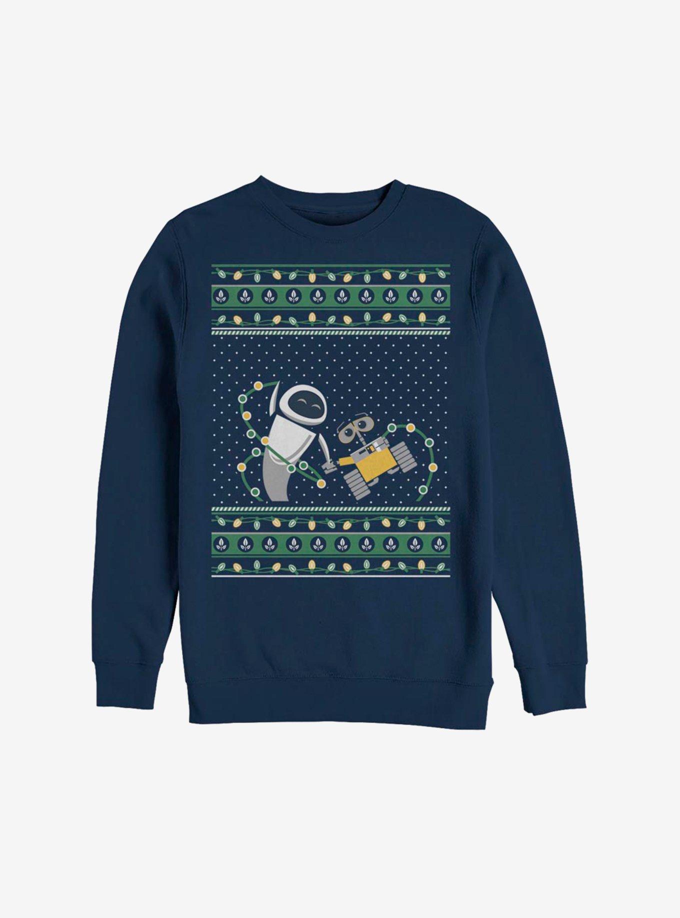 Disney Pixar WALL-E Christmas Pattern Sweatshirt, , hi-res