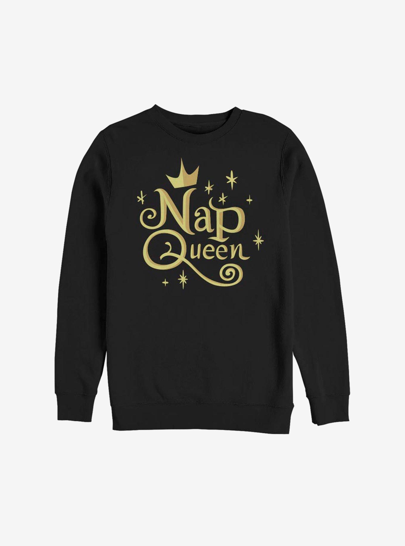 Disney Sleeping Beauty Aurora Nap Queen Sweatshirt - BLACK | BoxLunch