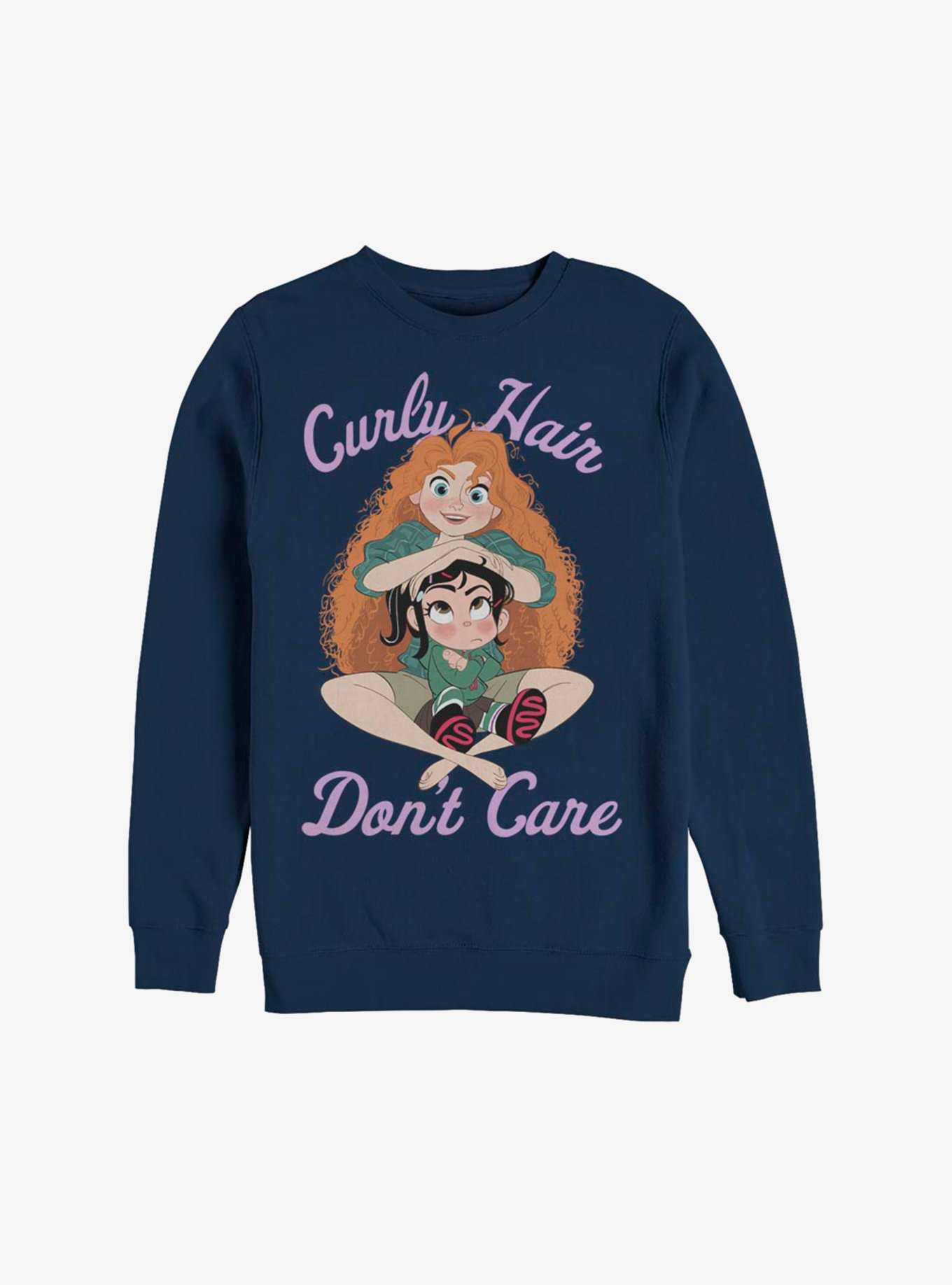 Disney Ralph Breaks The Internet Curly Hair Merida Sweatshirt, , hi-res