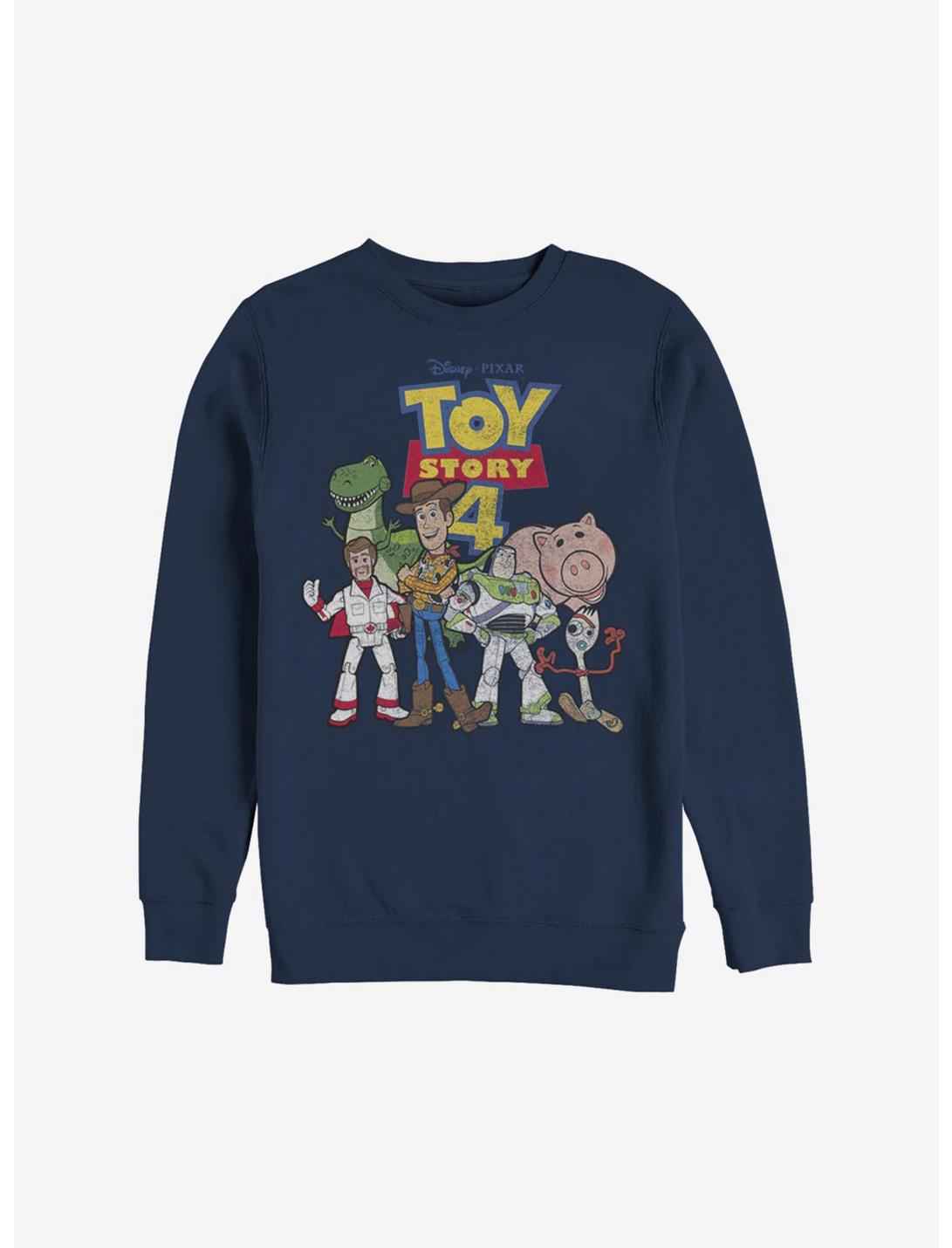 Disney Pixar Toy Story 4 Toy Crew Sweatshirt, NAVY, hi-res