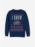 Star Wars I Know Christmas Pattern Sweatshirt, NAVY, hi-res