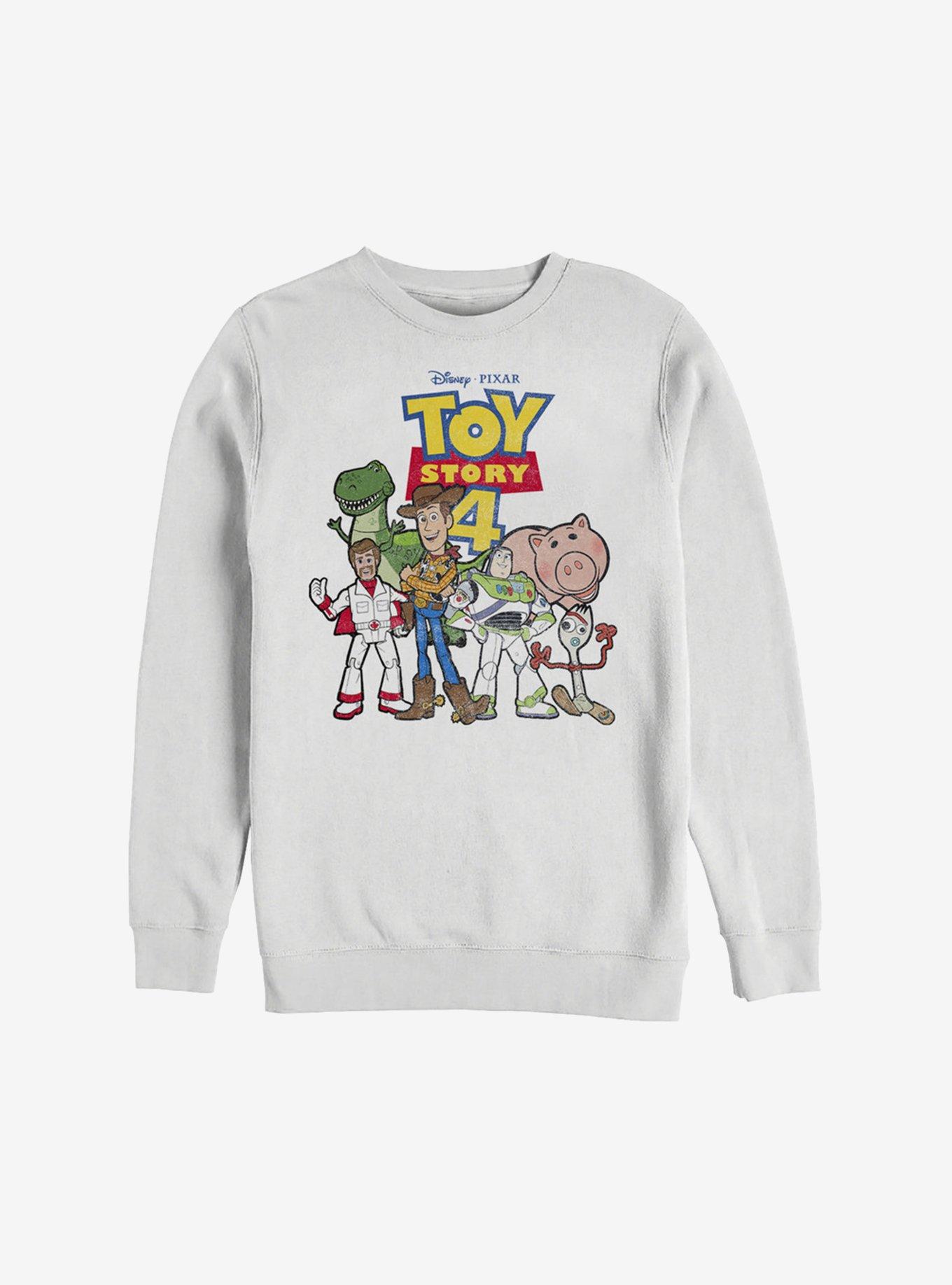 Disney Pixar Toy Story 4 Toy Crew Sweatshirt, WHITE, hi-res