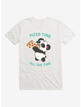 HT Creators: Hungry Rabbit Studios Pandi The Panda Pizza Time All The Time T-Shirt, , hi-res