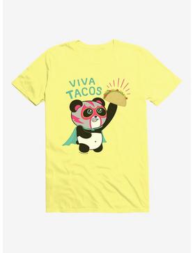 HT Creators: Hungry Rabbit Studios Pandi The Panda Viva Tacos T-Shirt, , hi-res