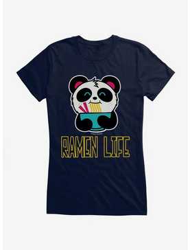 HT Creators :Hungry Rabbit Studios Pandi The Panda Ramen Life Girls T-Shirt, , hi-res