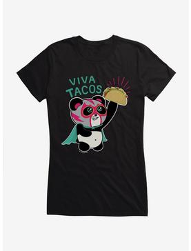 HT Creators: Hungry Rabbit Studios Pandi The Panda Viva Tacos Girls T-Shirt, , hi-res