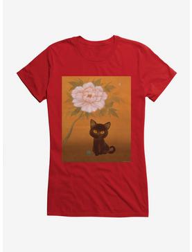 HT Creators: Martin Hsu Cat And Peony Girls T-Shirt, , hi-res