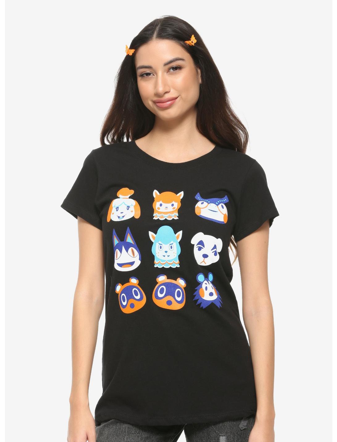 Animal Crossing Side Characters Girls T-Shirt, MULTI, hi-res