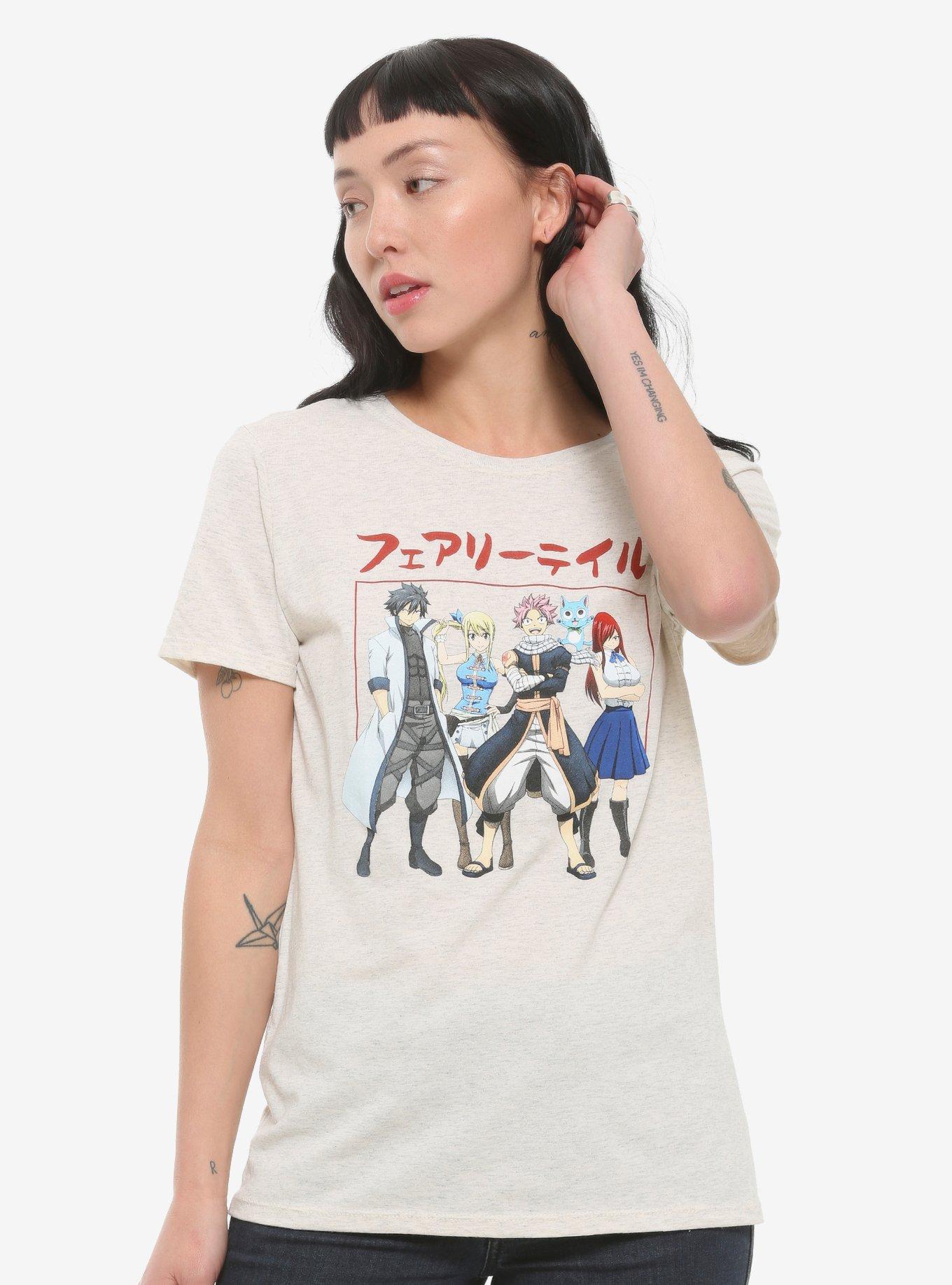 Fairy Tail Group Girls T-Shirt, MULTI, hi-res