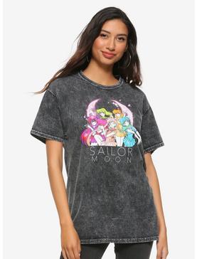 Sailor Moon Solid Color Guardians Washed Boyfriend Fit Girls T-Shirt, , hi-res