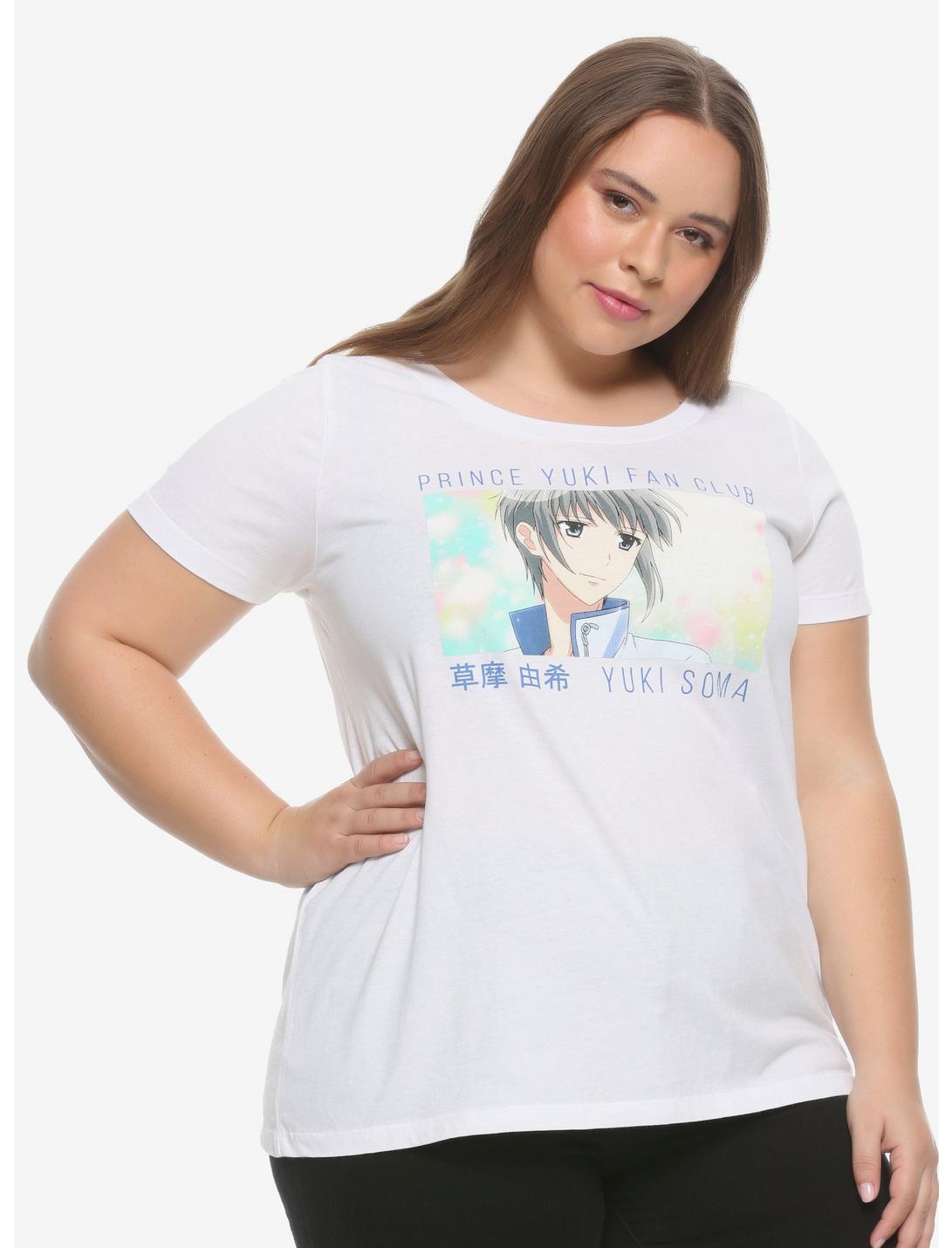 Fruits Basket Prince Yuki Fan Club Girls T-Shirt Plus Size, MULTI, hi-res