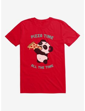 BL Creators: Hungry Rabbit Studio Pandi The Panda Pizza Time All The Time T-Shirt, , hi-res