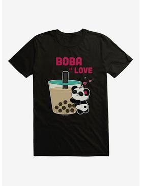 BL Creators: Hungry Rabbit Studio Pandi The Panda Boba Is Love T-Shirt, , hi-res