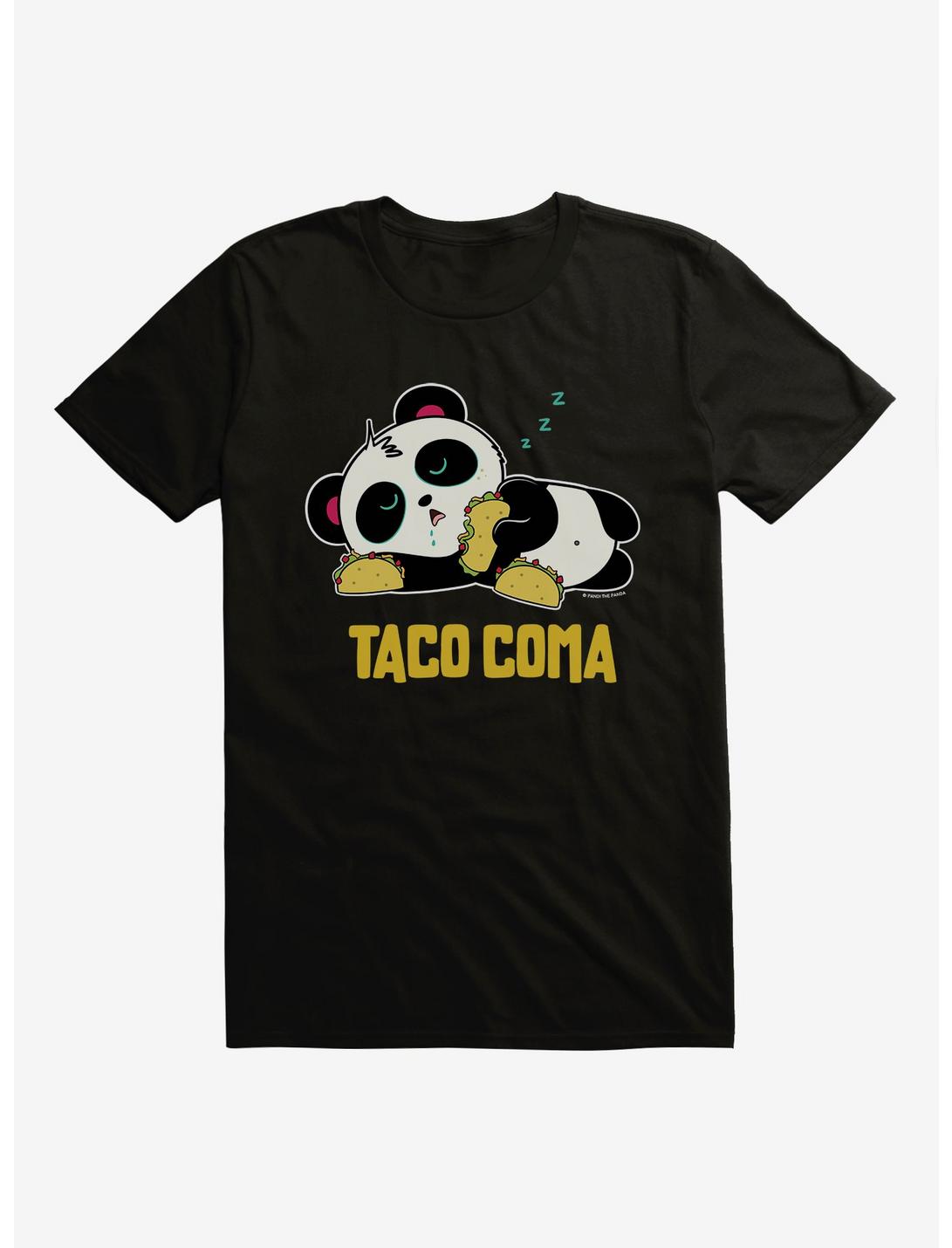 Plus Size BL Creators: Hungry Rabbit Studio Pandi The Panda Taco Coma T-Shirt, , hi-res