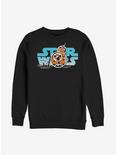 Star Wars Episode IX The Rise Of Skywalker BB-8 Foil Sweatshirt, BLACK, hi-res
