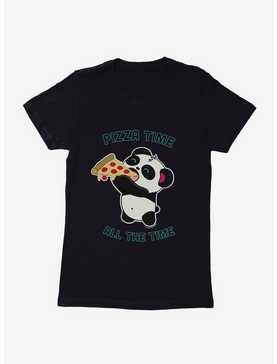BL Creators: Hungry Rabbit Studio Pandi The Panda Pizza Time All The Time Womens T-Shirt, , hi-res