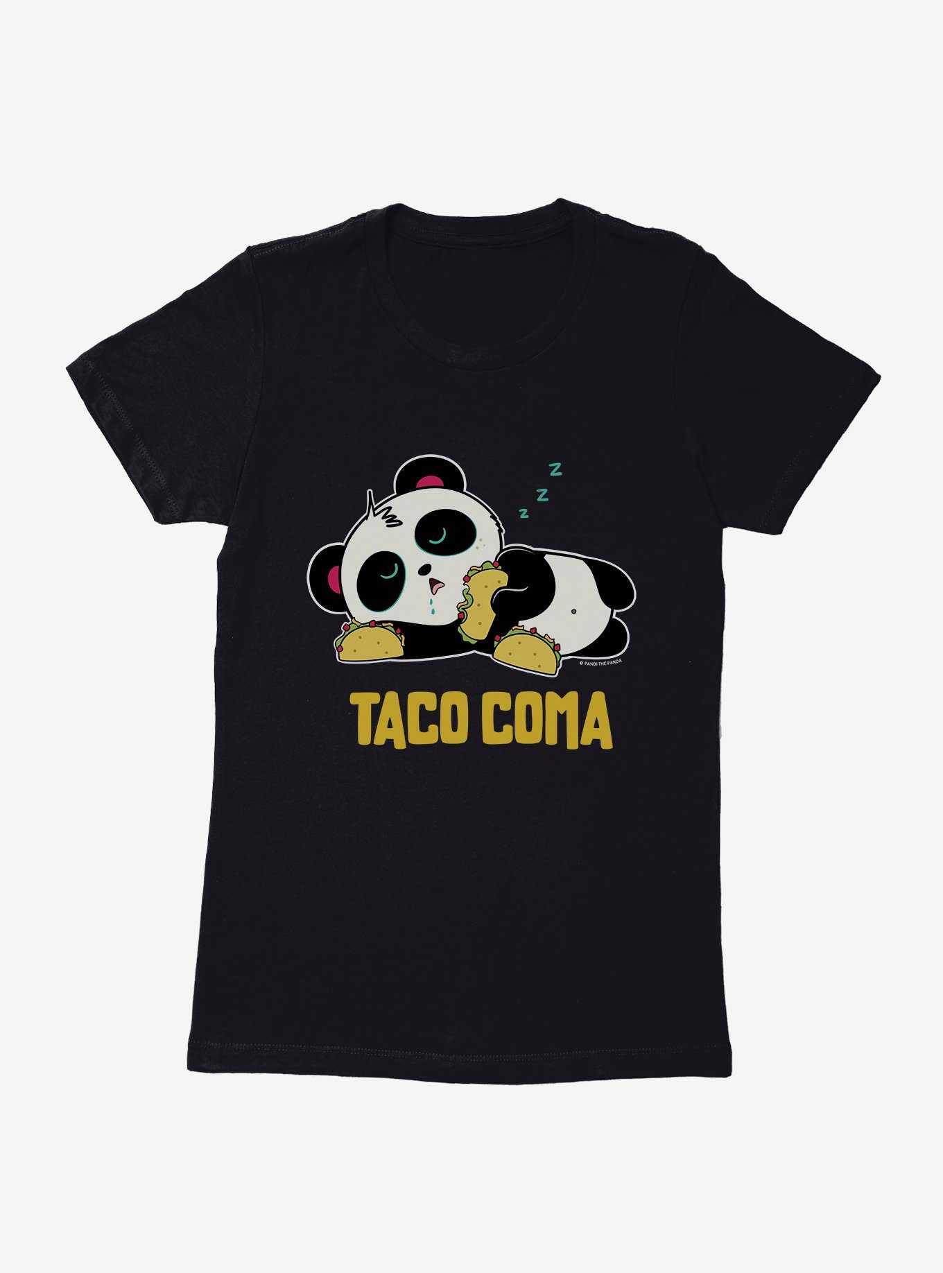 BL Creators: Hungry Rabbit Studio Pandi The Panda Taco Coma Womens T-Shirt, , hi-res
