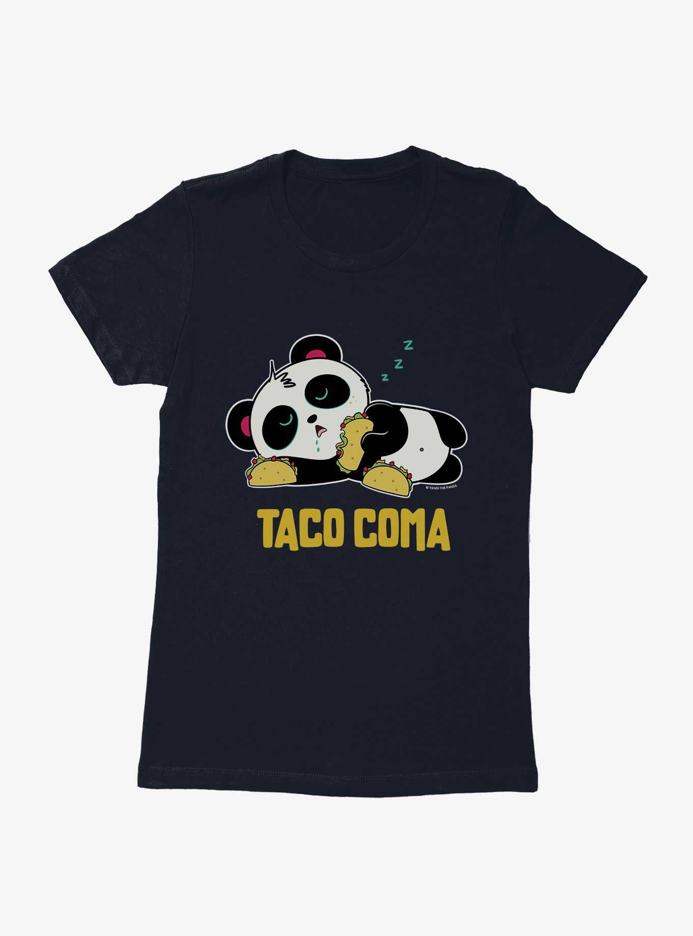 BL Creators: Hungry Rabbit Studio Pandi The Panda Taco Coma Womens T-Shirt, , hi-res