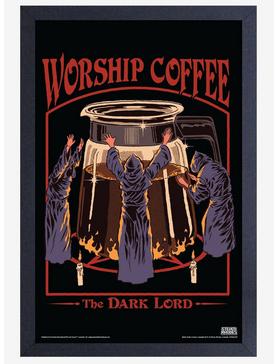 Worship Coffee Framed Print By Steven Rhodes, , hi-res