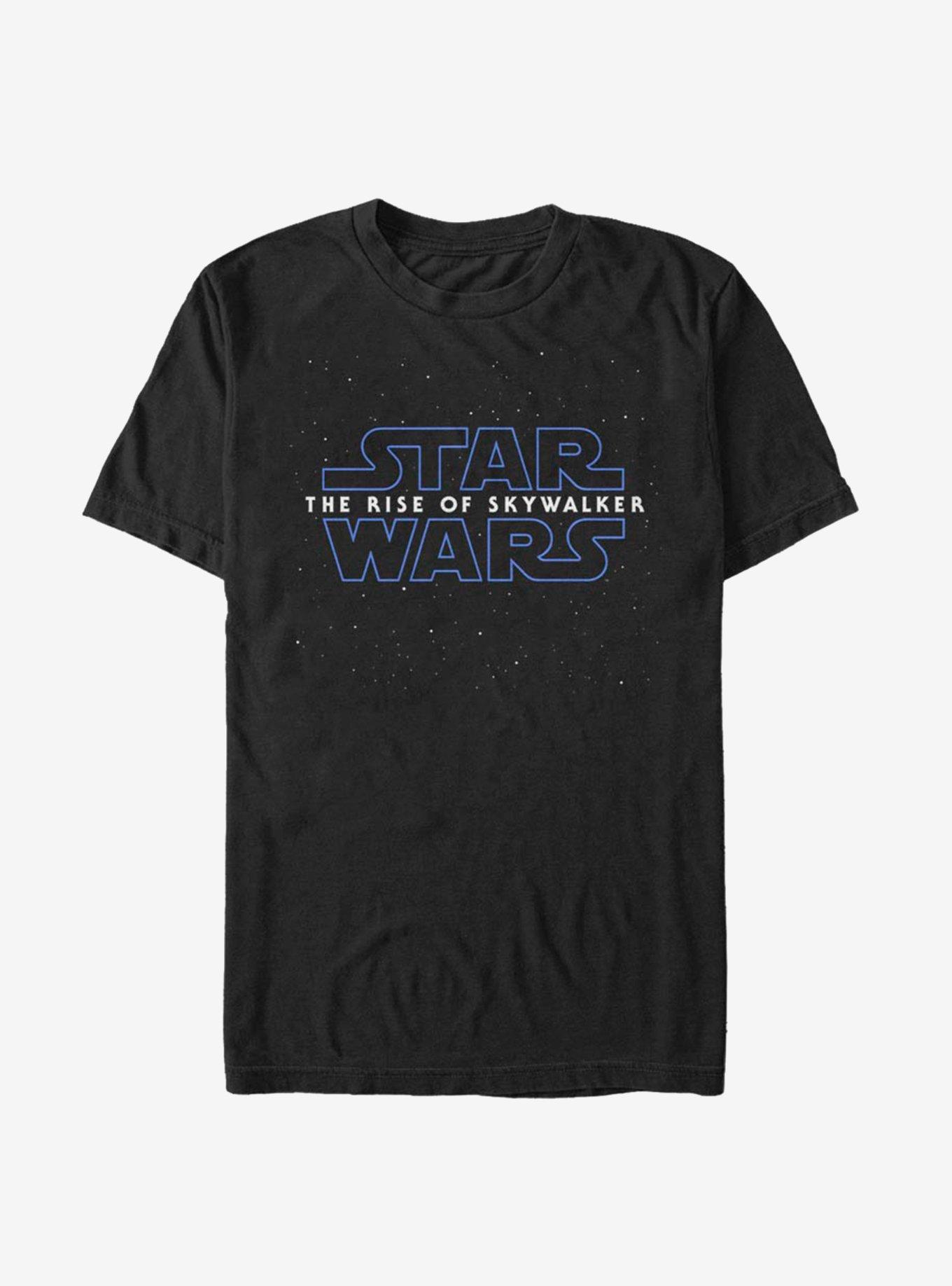 Star Wars Episode IX The Rise Of Skywalker Classic Galaxy Logo T-Shirt ...