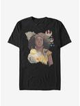 Plus Size Star Wars Episode IX The Rise Of Skywalker Jannah Collage T-Shirt, BLACK, hi-res
