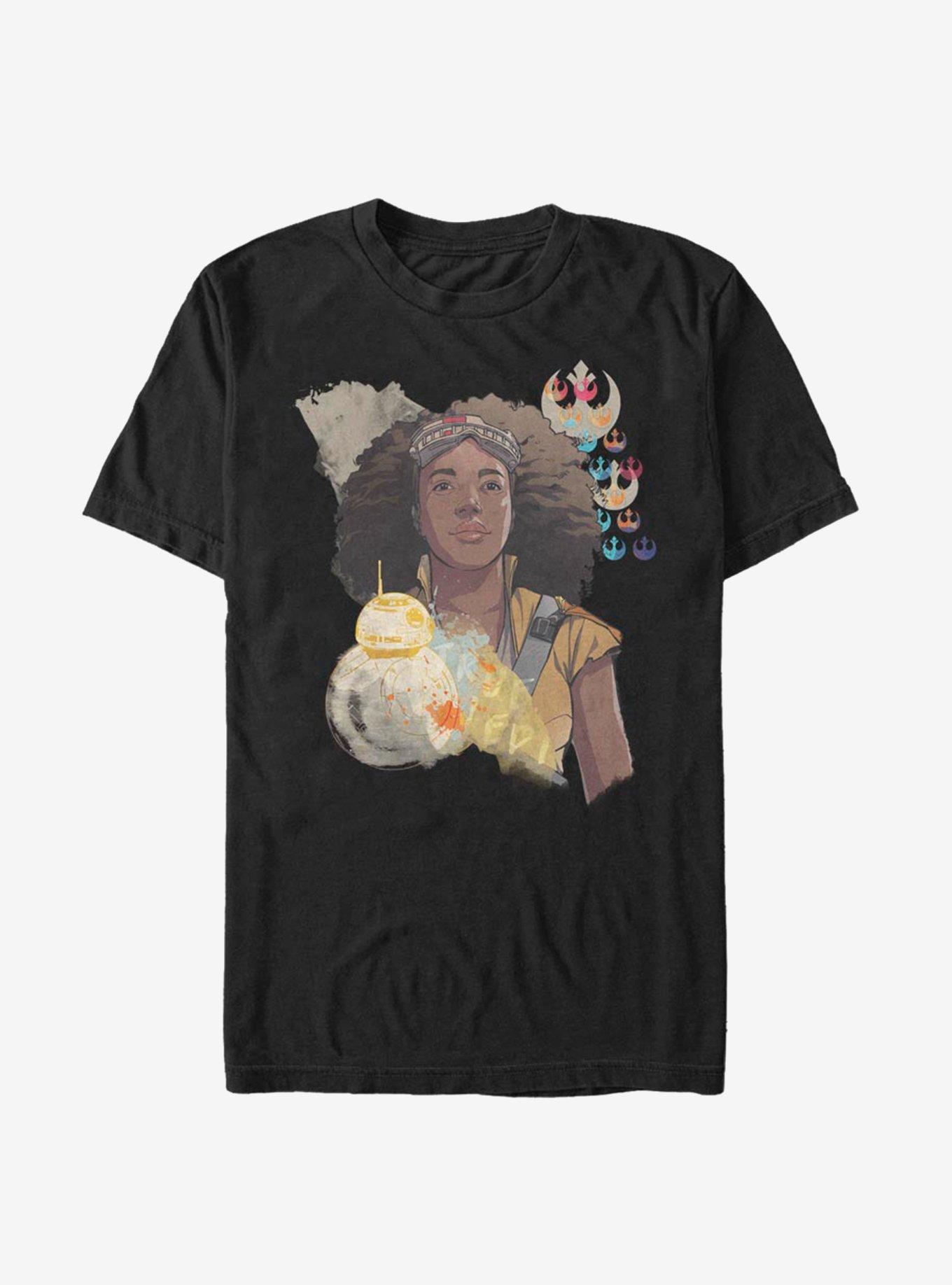 Star Wars Episode IX The Rise Of Skywalker Jannah Collage T-Shirt, , hi-res