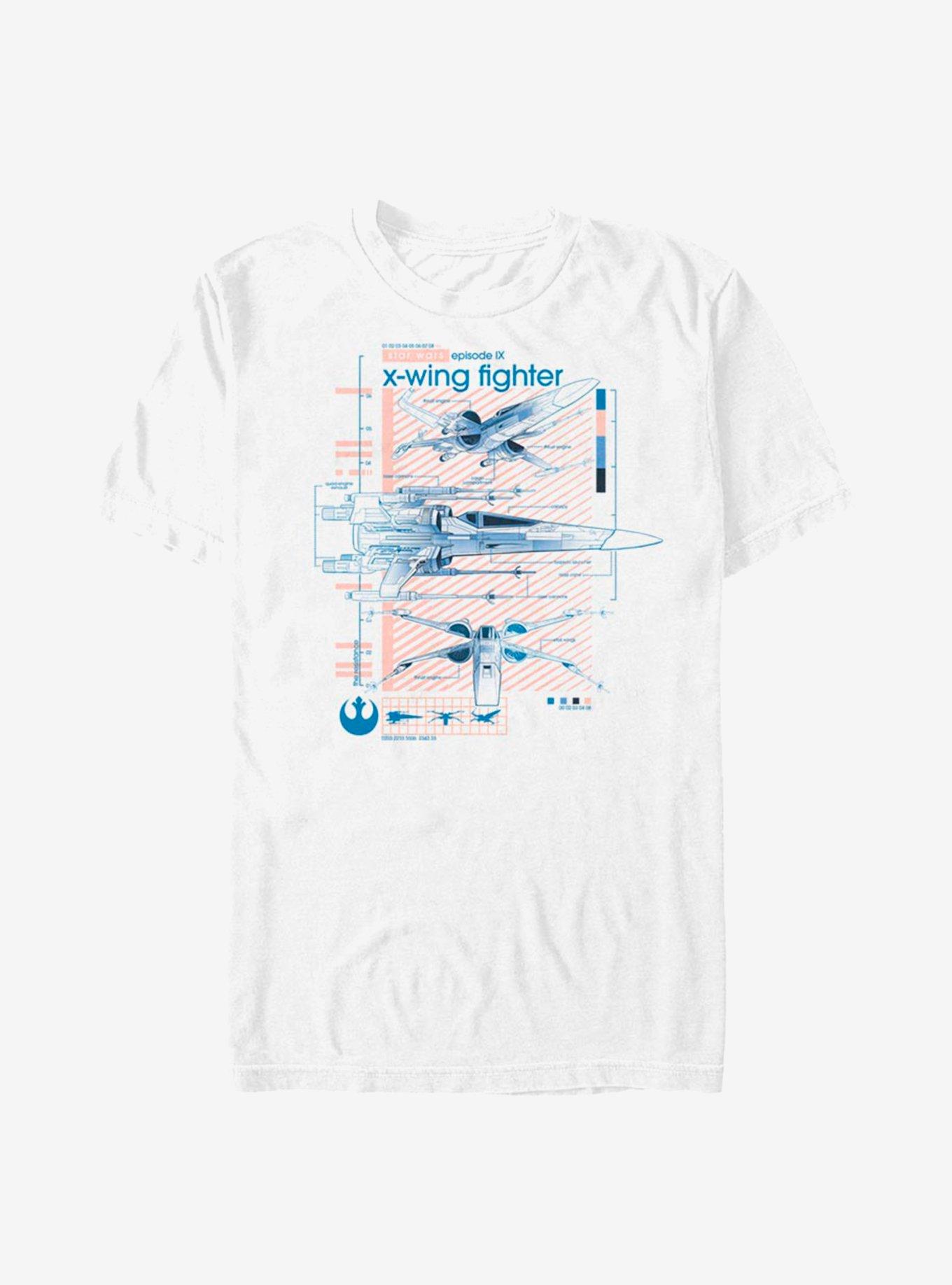Star Wars Episode IX The Rise Of Skywalker X-Wing Fighter T-Shirt, , hi-res