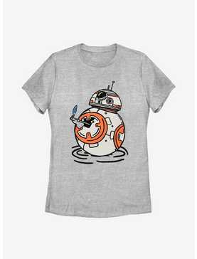 Star Wars Episode IX The Rise Of Skywalker BB-8 Doodles Womens T-Shirt, , hi-res