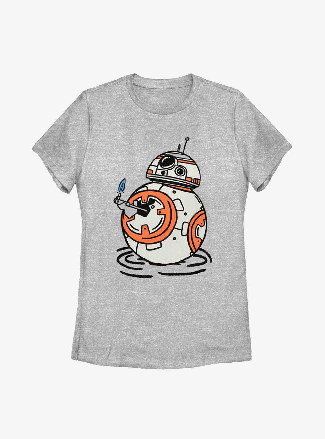 Star Wars Episode IX The Rise Of Skywalker BB-8 Doodles Womens T-Shirt, , hi-res