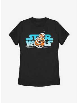 Star Wars Episode IX The Rise Of Skywalker BB-8 Foil Womens T-Shirt, , hi-res