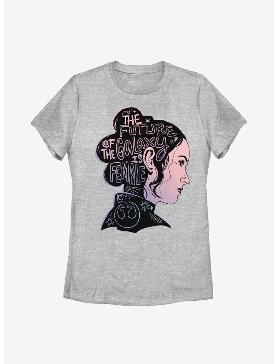 Star Wars Episode IX The Rise Of Skywalker Female Future Silhouette Womens T-Shirt, ATH HTR, hi-res