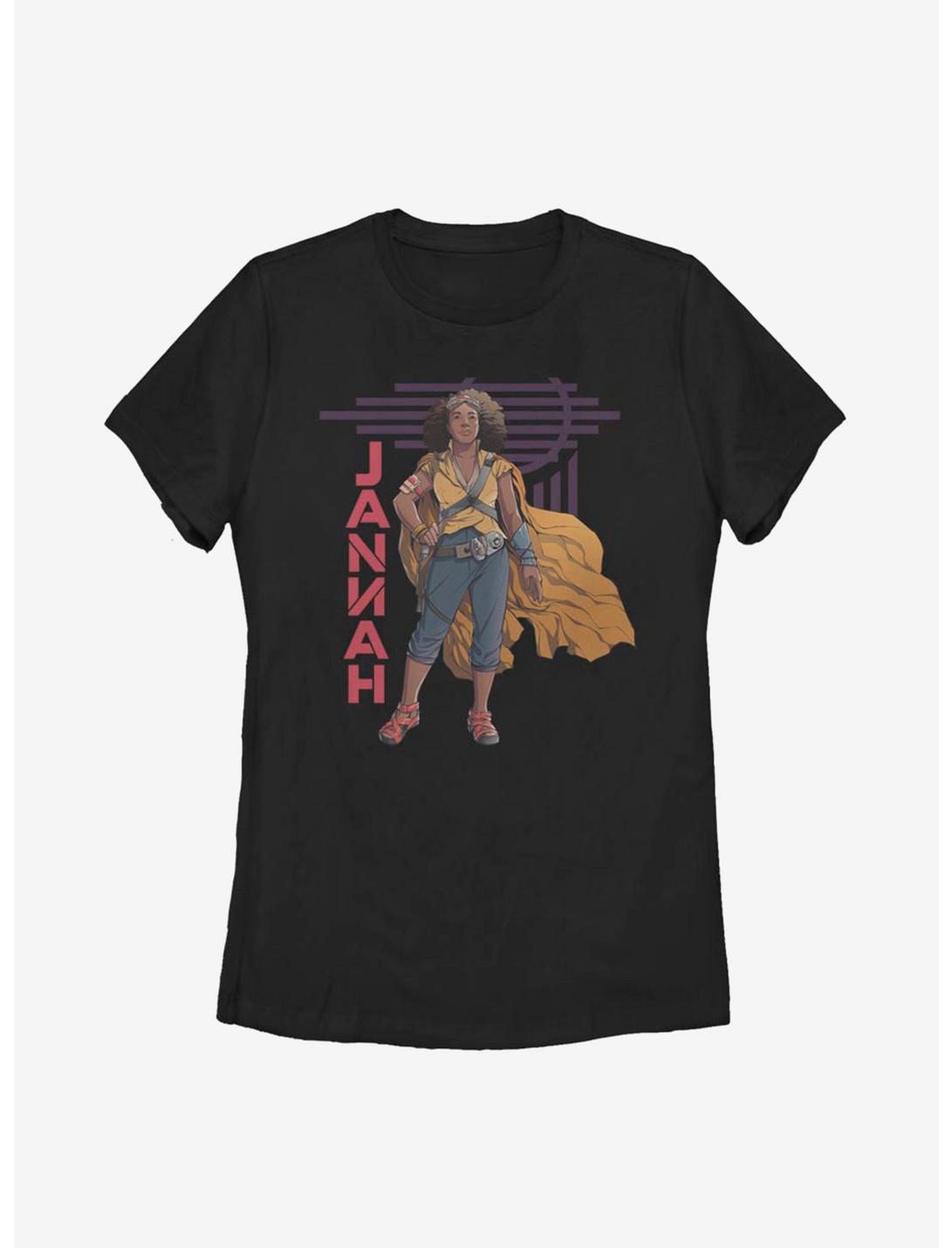 Star Wars Episode IX The Rise Of Skywalker Jannah Womens T-Shirt, BLACK, hi-res