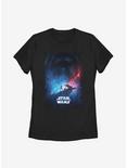 Star Wars Episode IX The Rise Of Skywalker Battle Poster Womens T-Shirt, BLACK, hi-res