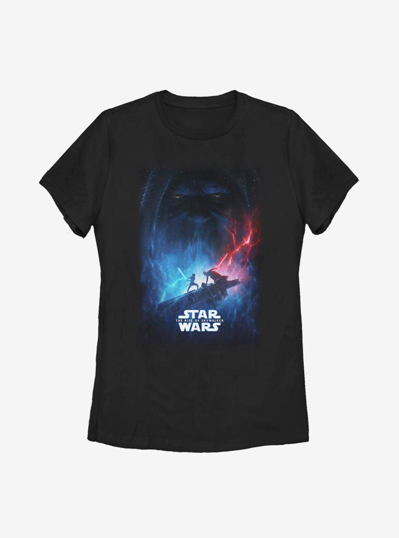 Star Wars Episode IX The Rise Of Skywalker Battle Poster Womens T-Shirt, , hi-res