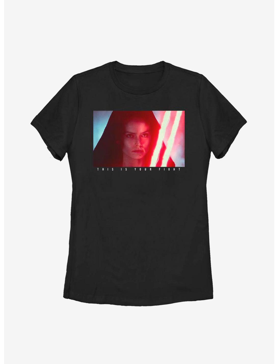 Star Wars Episode IX The Rise Of Skywalker Your Fight Womens T-Shirt, BLACK, hi-res
