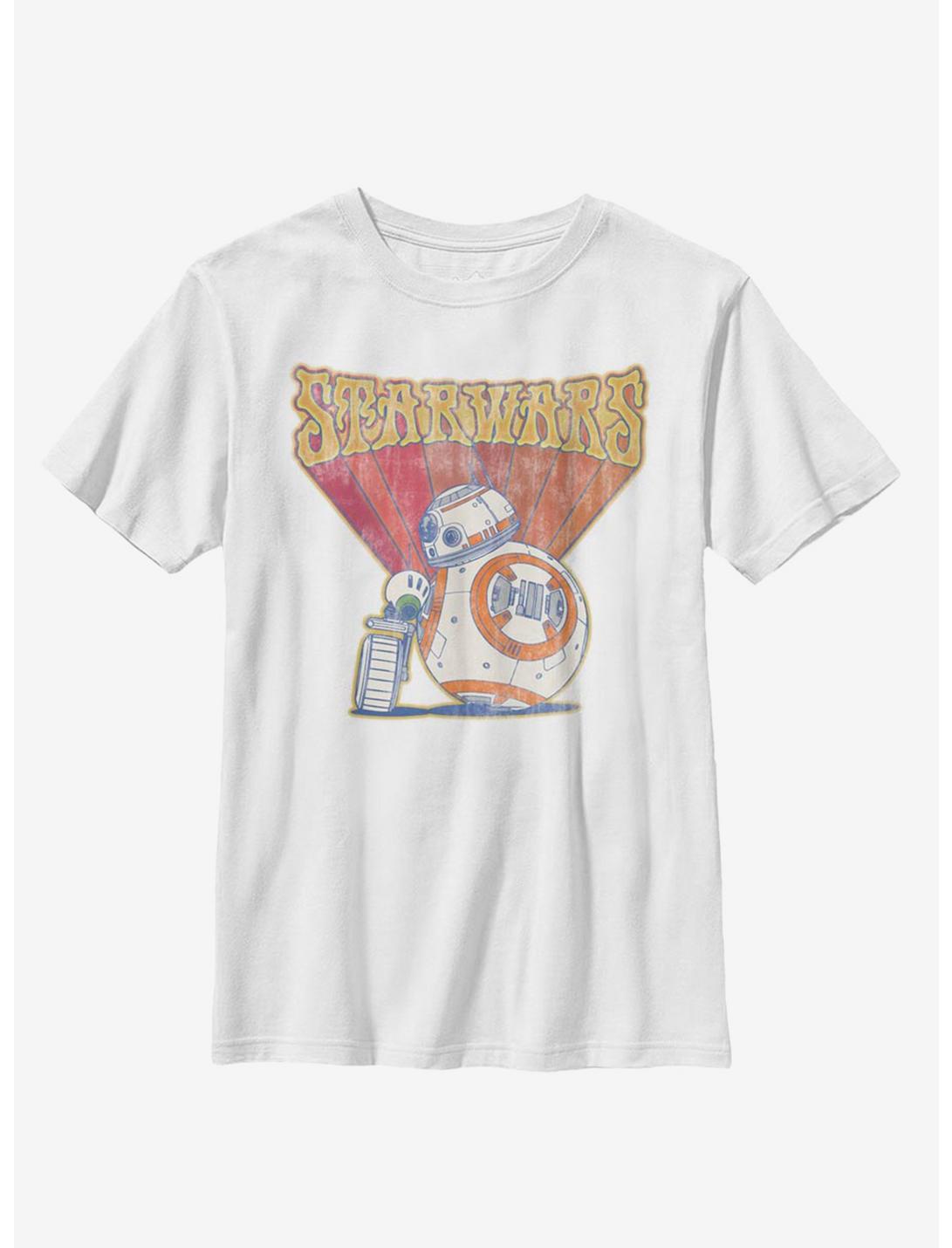 Star Wars Episode IX The Rise Of Skywalker BB-8 Retro Youth T-Shirt, WHITE, hi-res