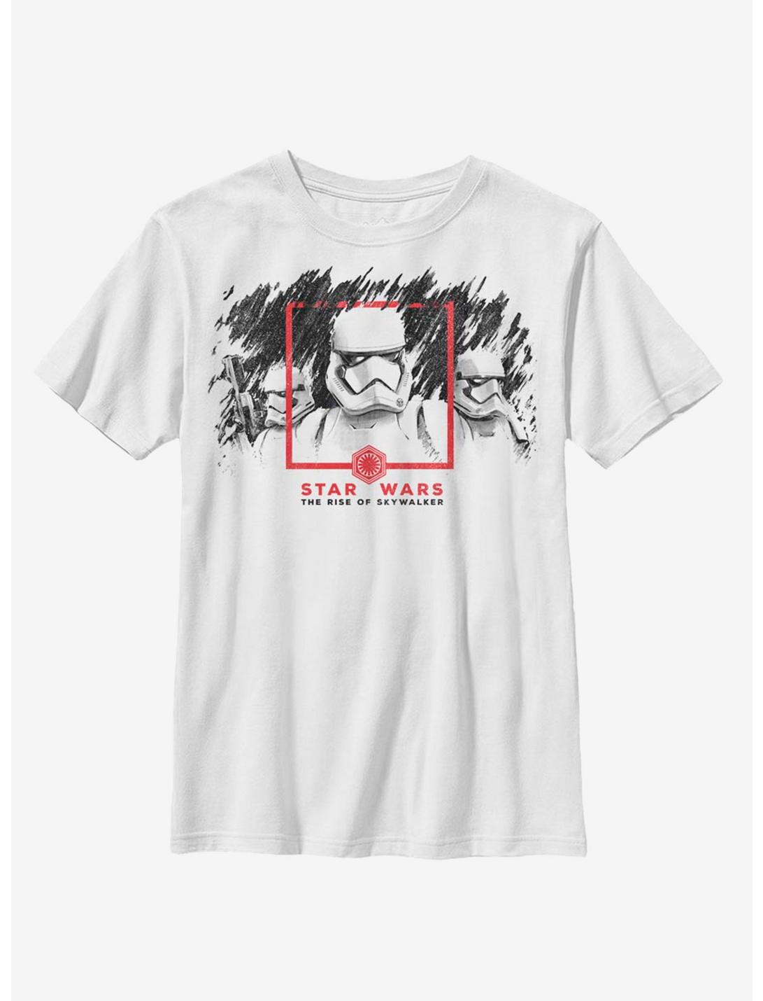 Star Wars Episode IX The Rise Of Skywalker Dawn Patrol Two Youth T-Shirt, WHITE, hi-res