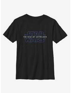 Star Wars Episode IX The Rise Of Skywalker Classic Galaxy Logo Youth T-Shirt, , hi-res