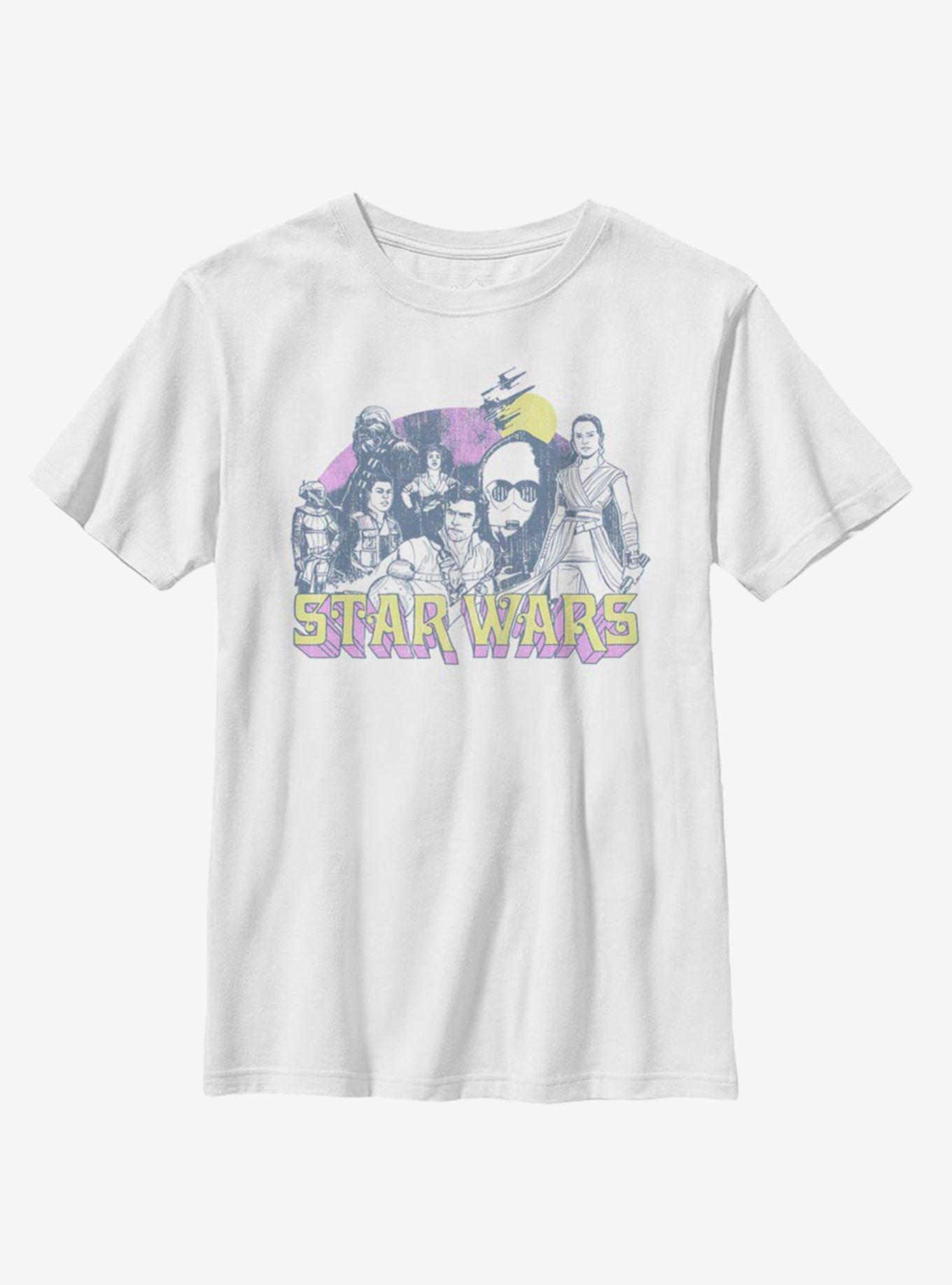 Star Wars Episode IX The Rise Of Skywalker Retro Rebel Youth T-Shirt, , hi-res
