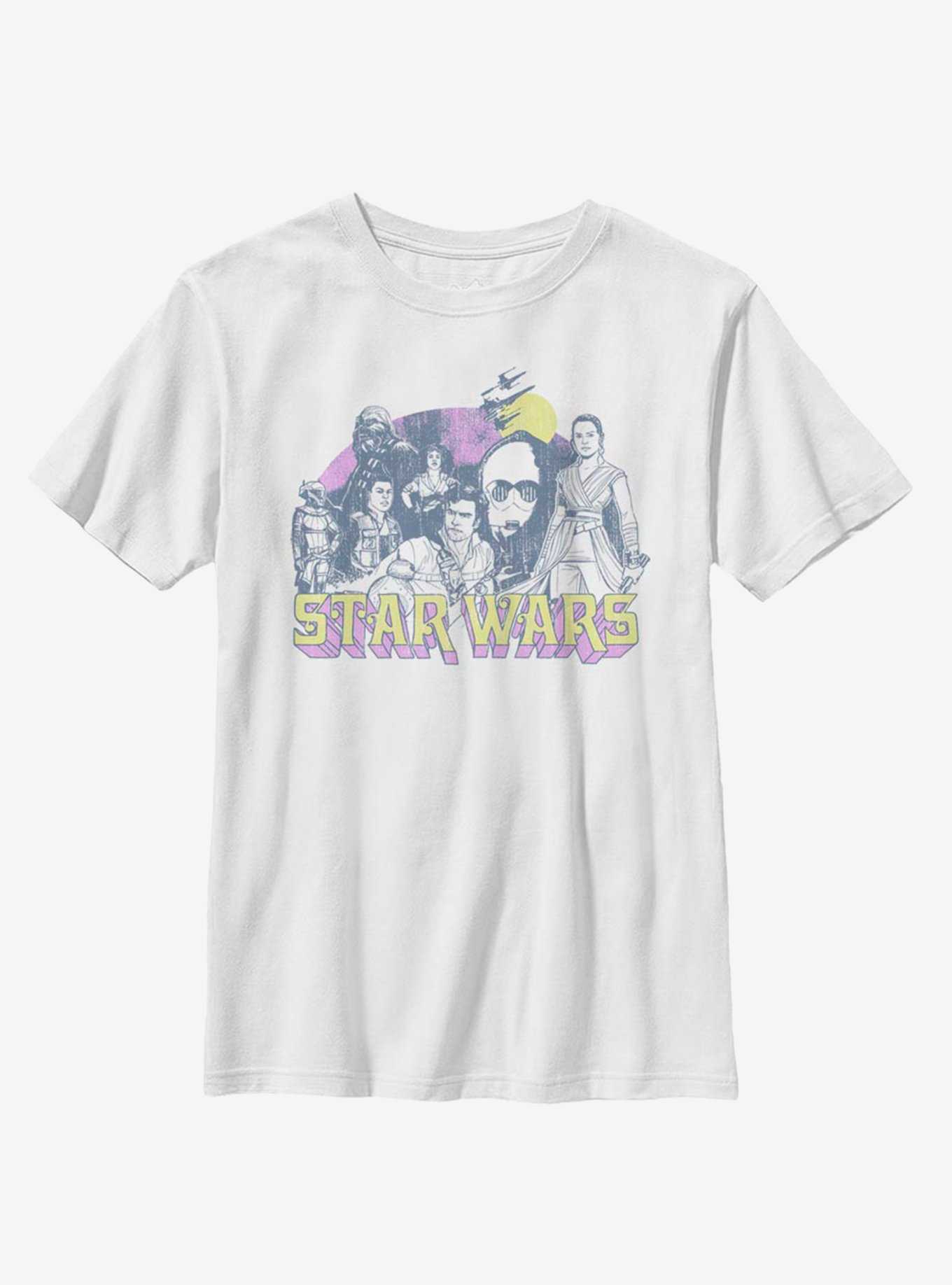 Star Wars Episode IX The Rise Of Skywalker Retro Rebel Youth T-Shirt, , hi-res