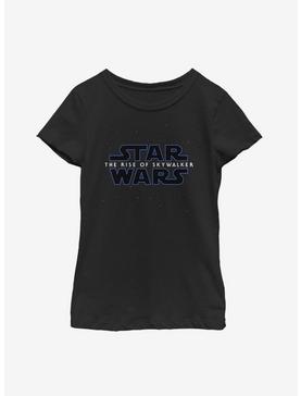 Star Wars Episode IX The Rise Of Skywalker Classic Galaxy Logo Youth Girls T-Shirt, , hi-res