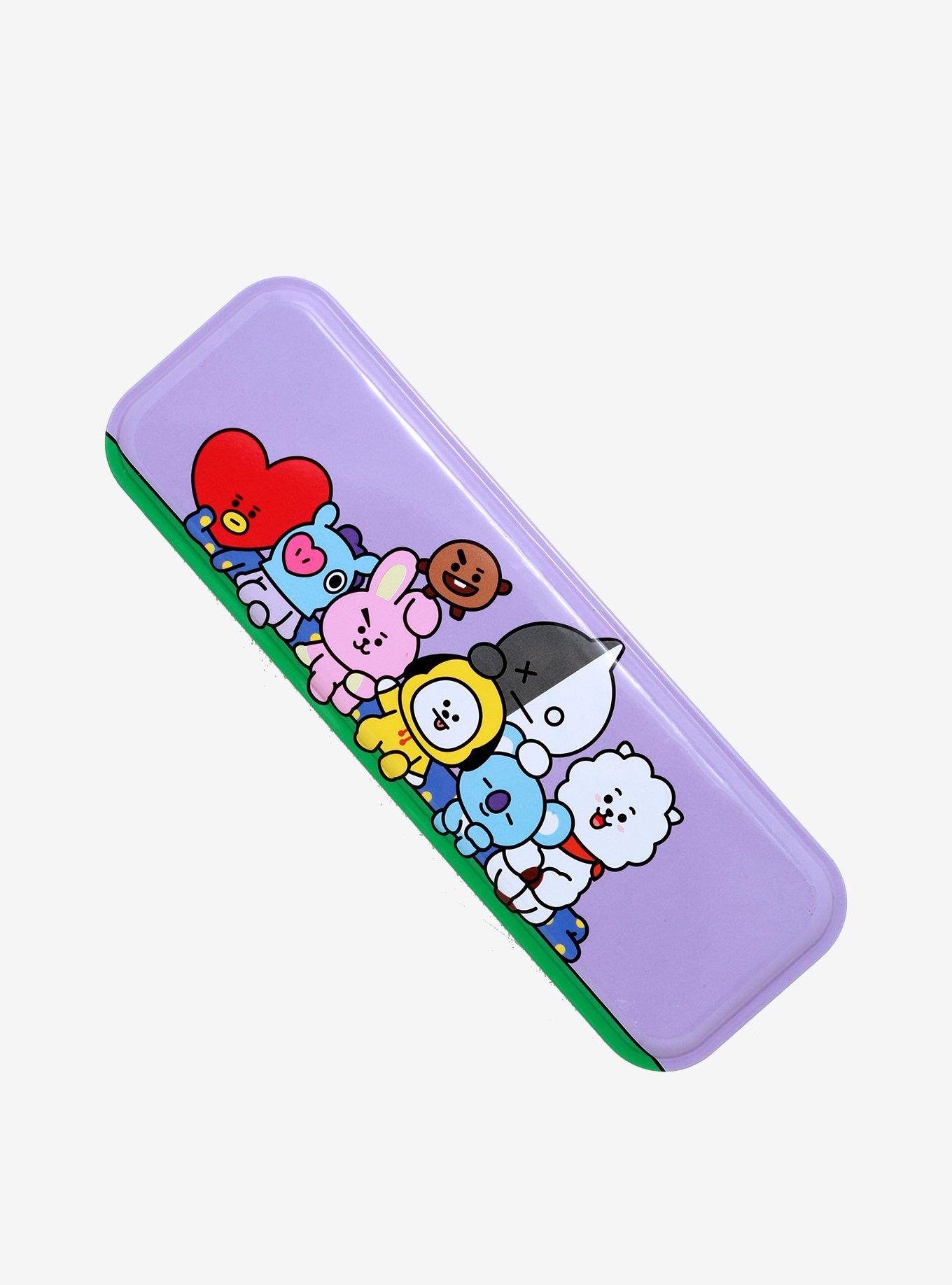 BT21 Characters Tin Pencil Case, , hi-res