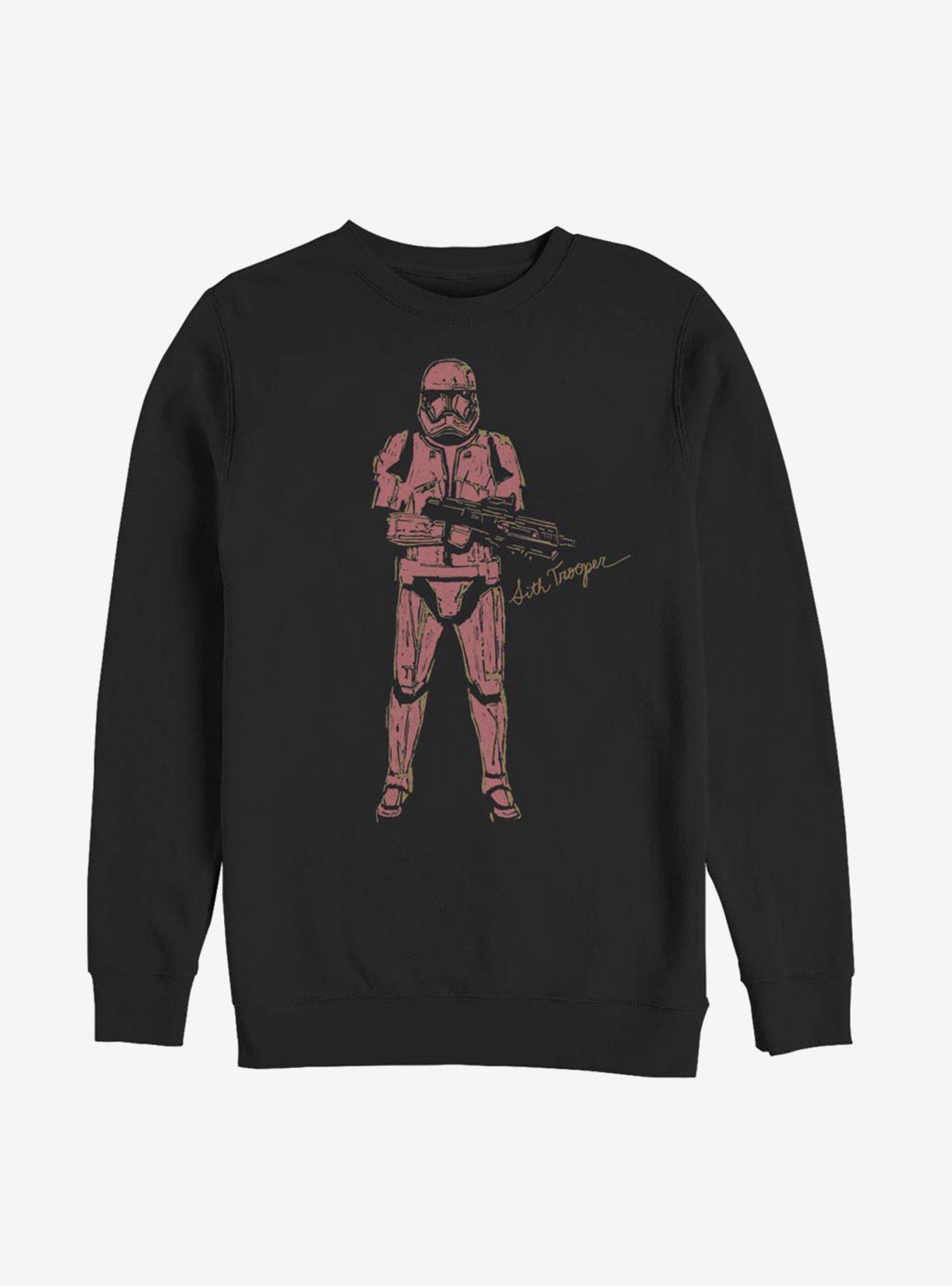 Star Wars Episode IX The Rise Of Skywalker Red Trooper Sweatshirt, BLACK, hi-res