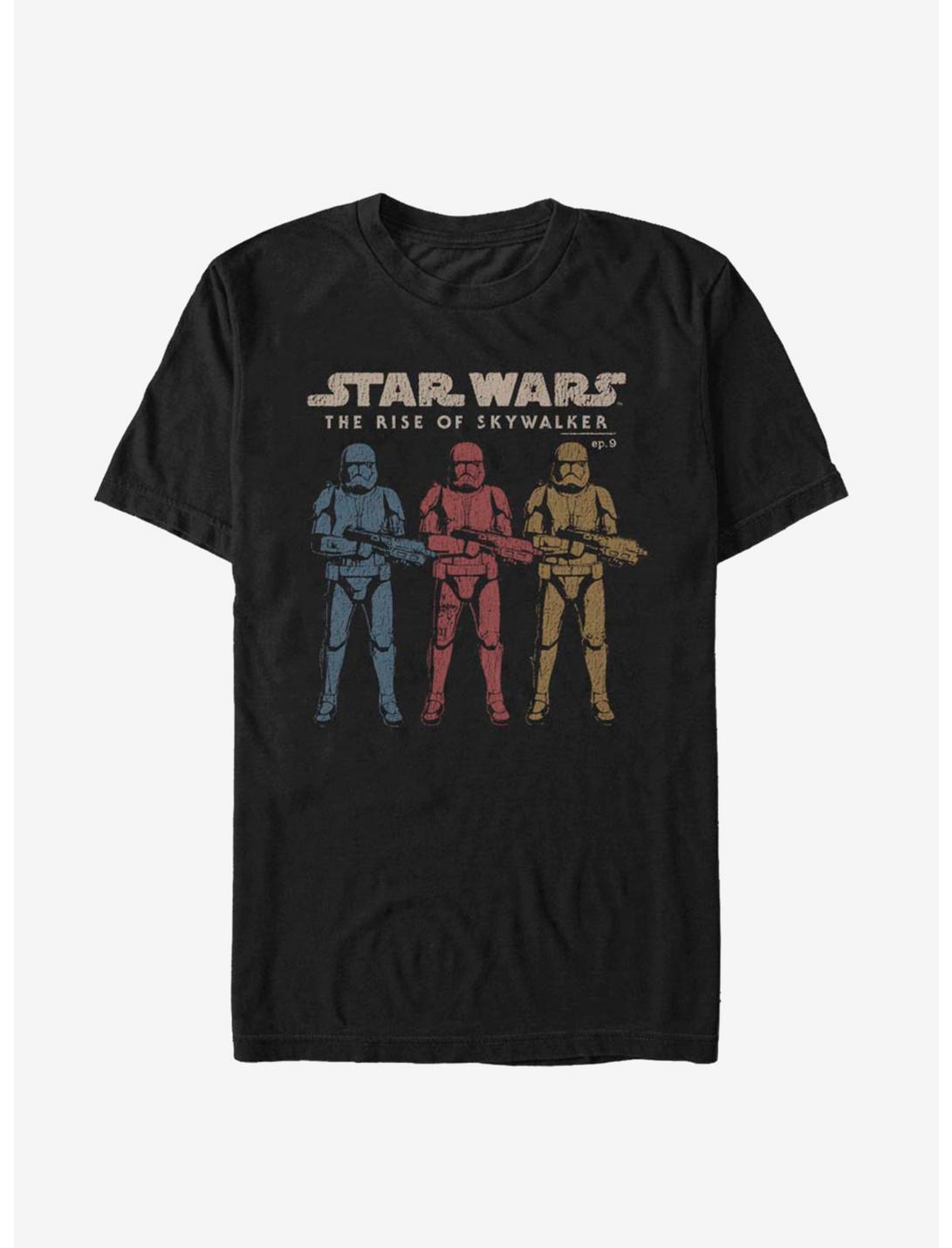 Star Wars Episode IX The Rise Of Skywalker Color Guards T-Shirt, BLACK, hi-res