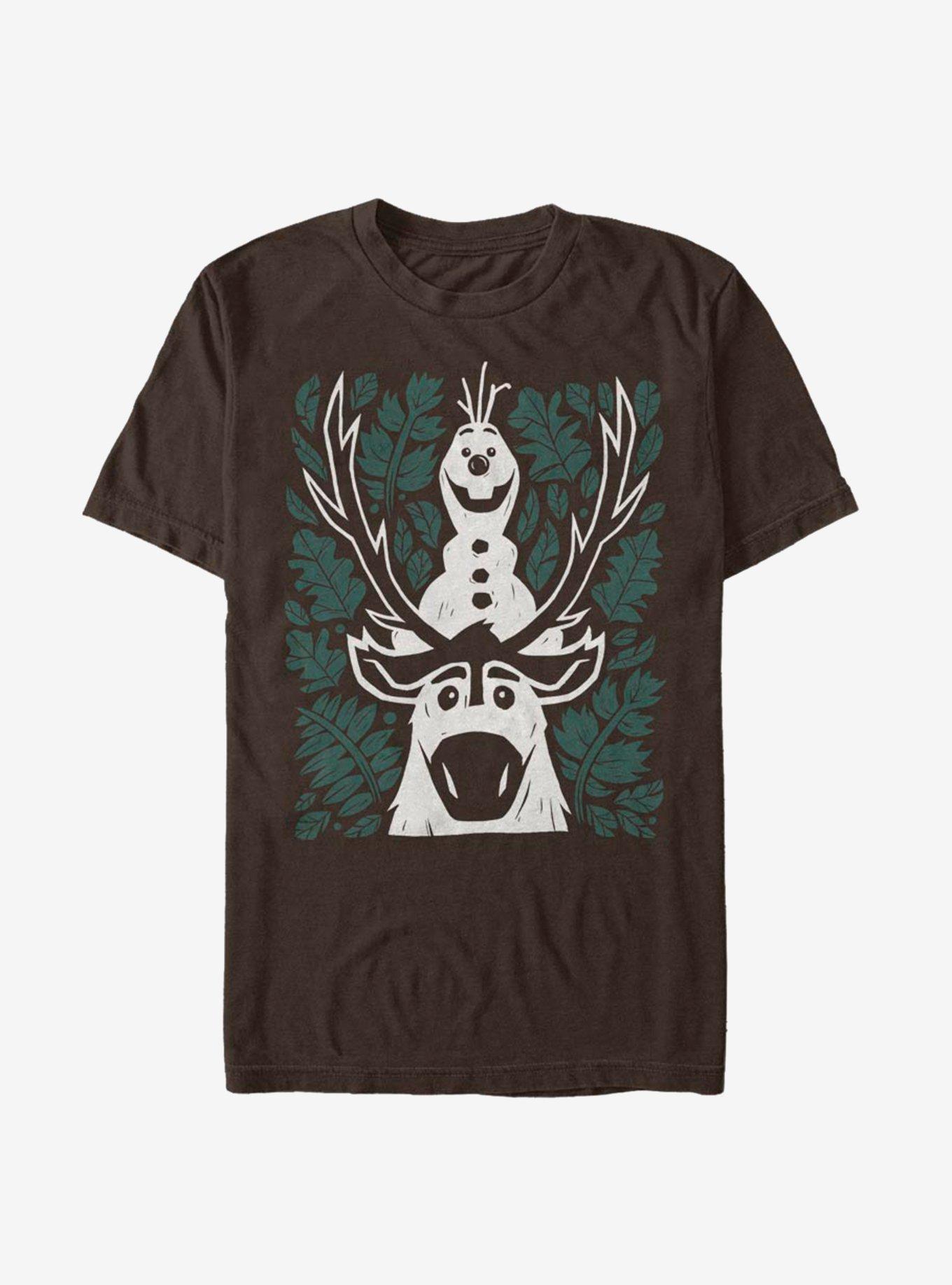Disney Frozen 2 Olaf Sven Leaves T-Shirt, , hi-res