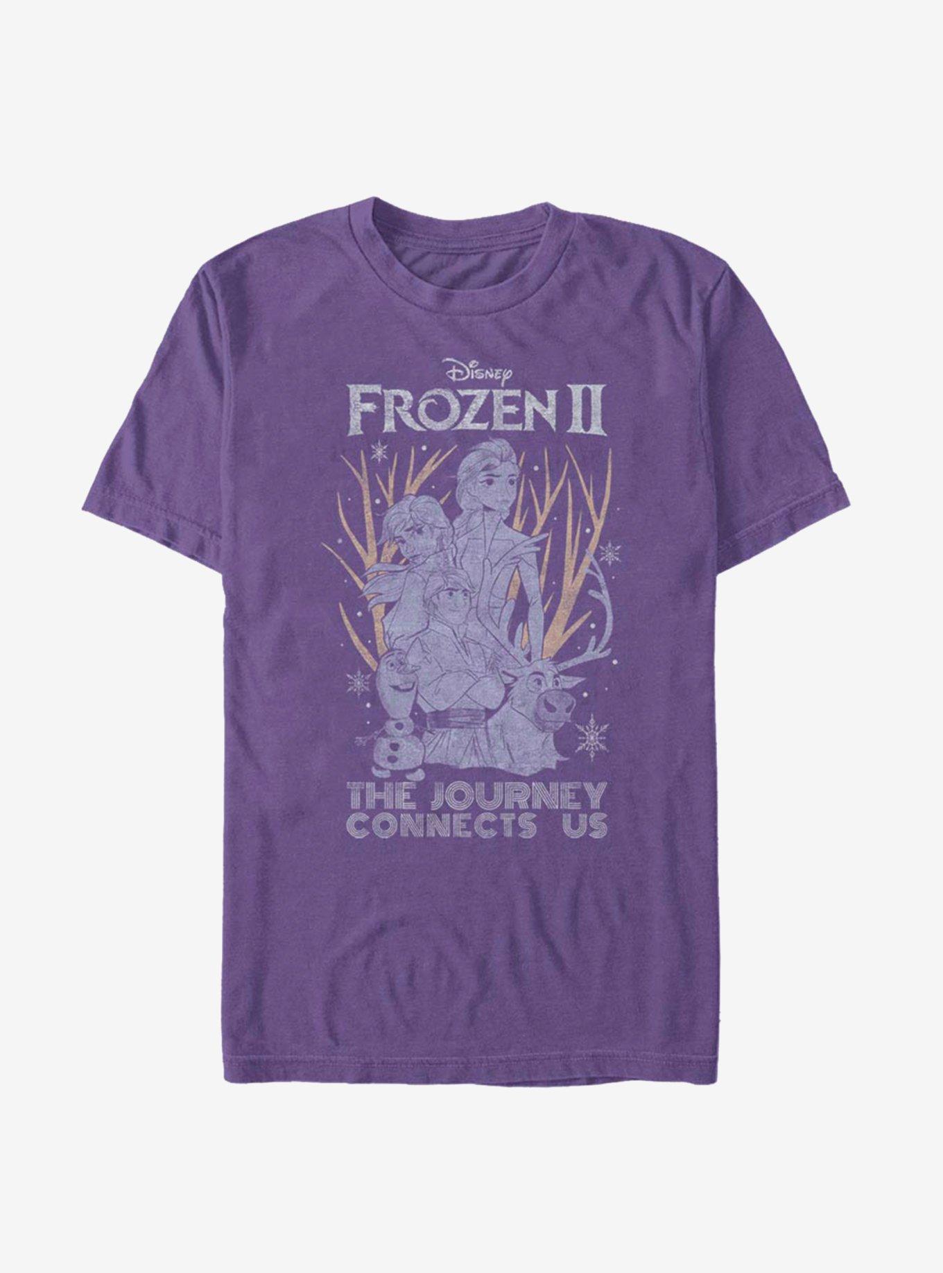 Disney Frozen 2 Sketchy Group T-Shirt, PURPLE, hi-res