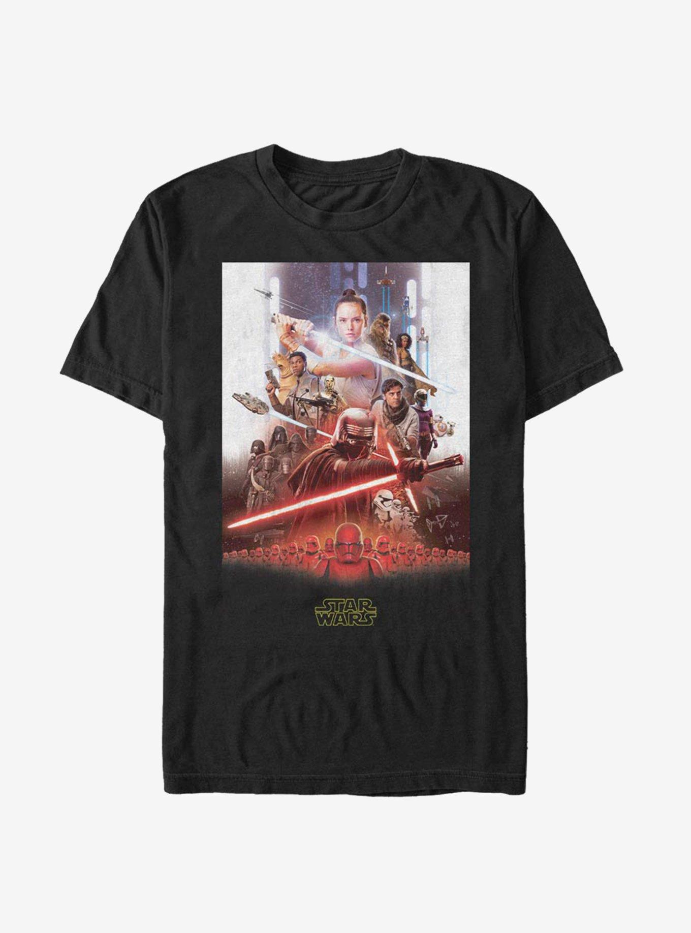 Star Wars Episode IX The Rise Of Skywalker Final Poster T-Shirt, , hi-res