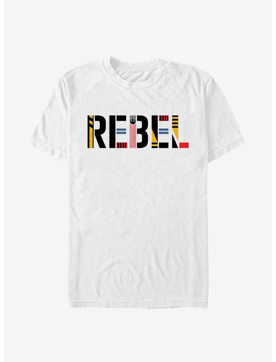 Star Wars Episode IX The Rise Of Skywalker Rebel Simple T-Shirt, WHITE, hi-res
